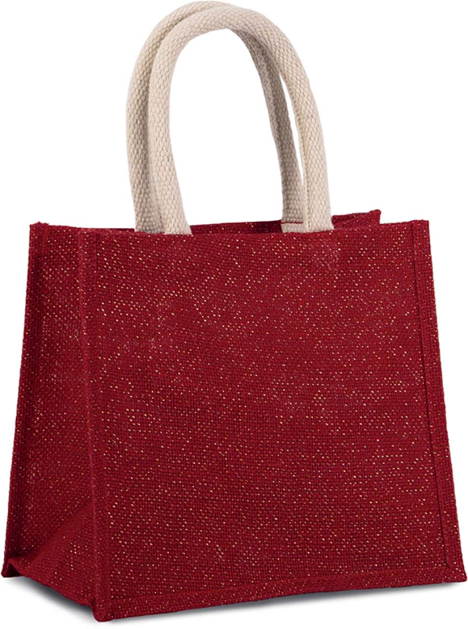 KI0273 - JUTE CANVAS TOTE - MEDIUM