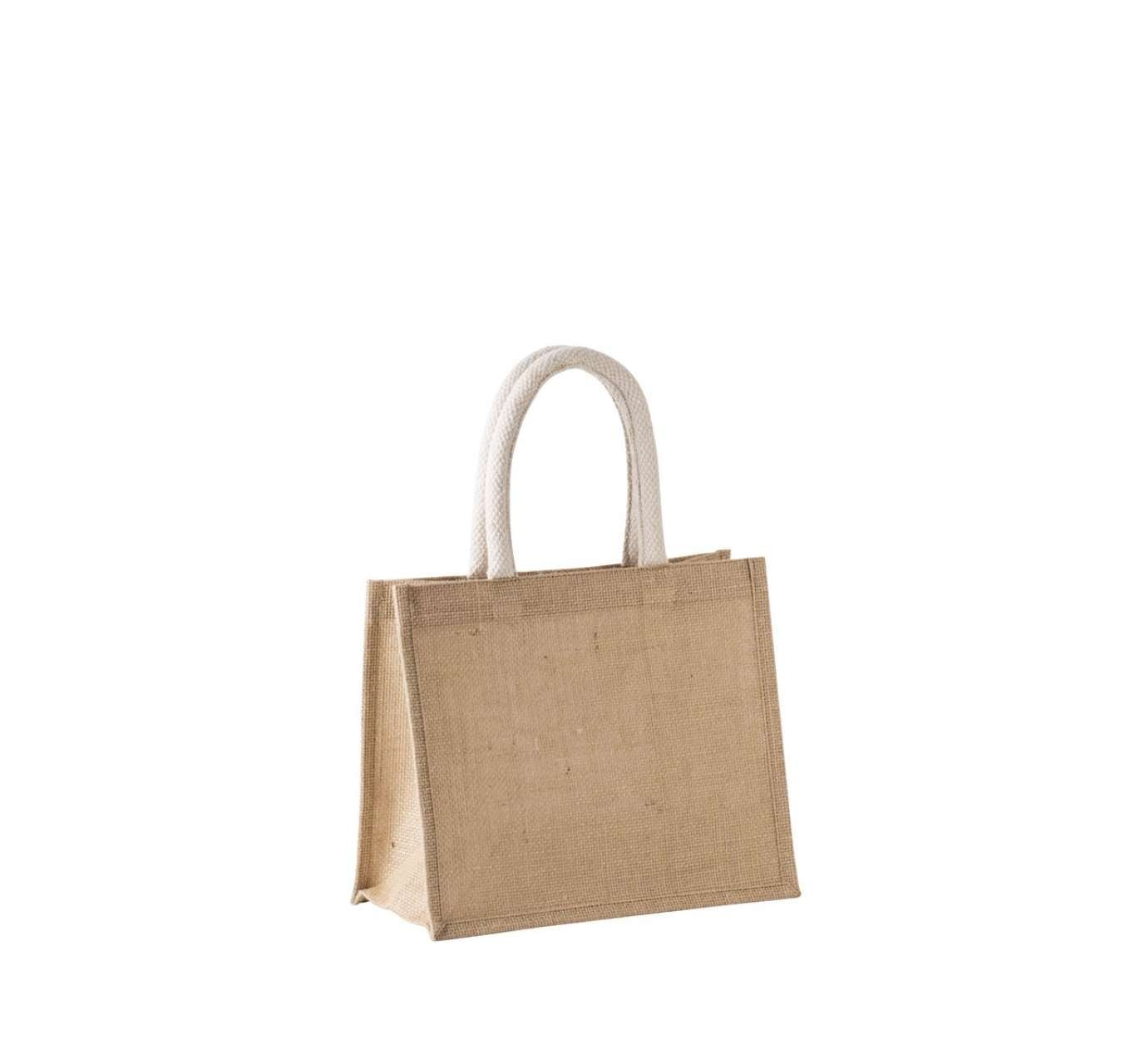 KI0273 - JUTE CANVAS TOTE - MEDIUM