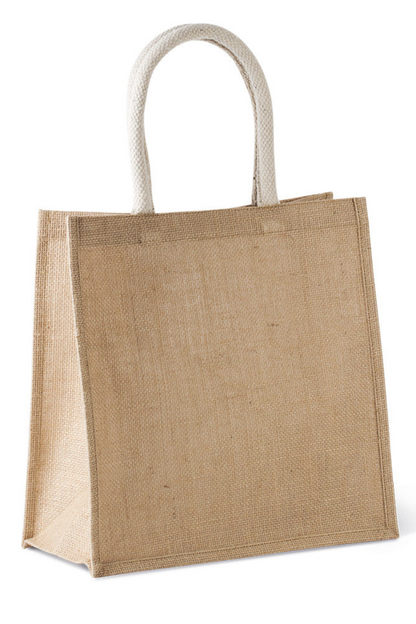 KI0274 - JUTE CANVAS TOTE - LARGE