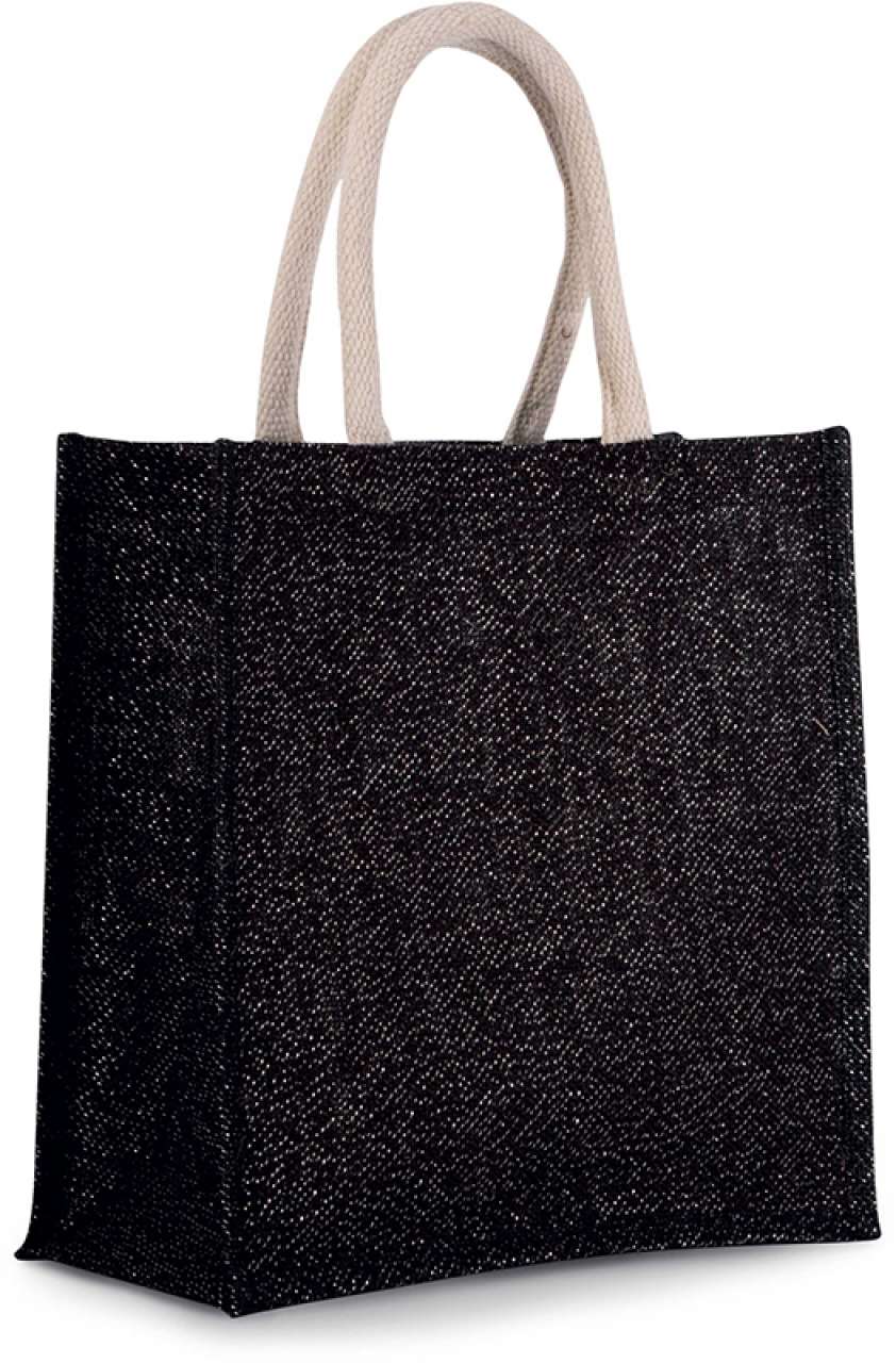 KI0274 - JUTE CANVAS TOTE - LARGE
