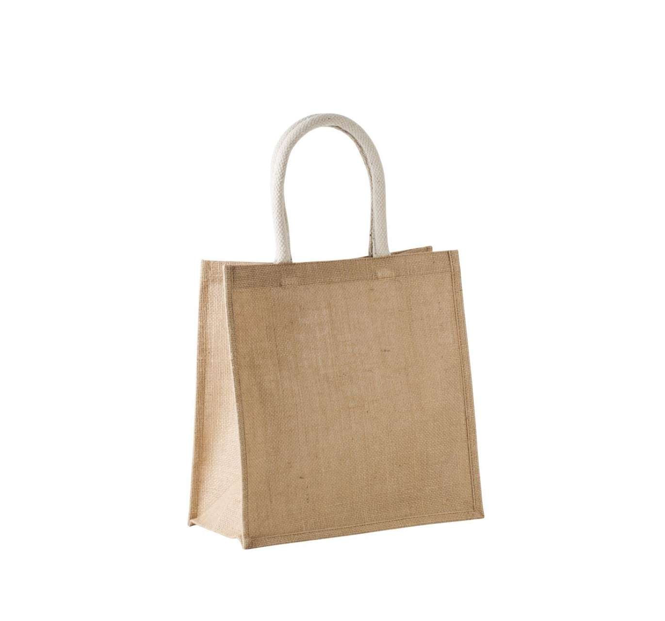 KI0274 - JUTE CANVAS TOTE - LARGE