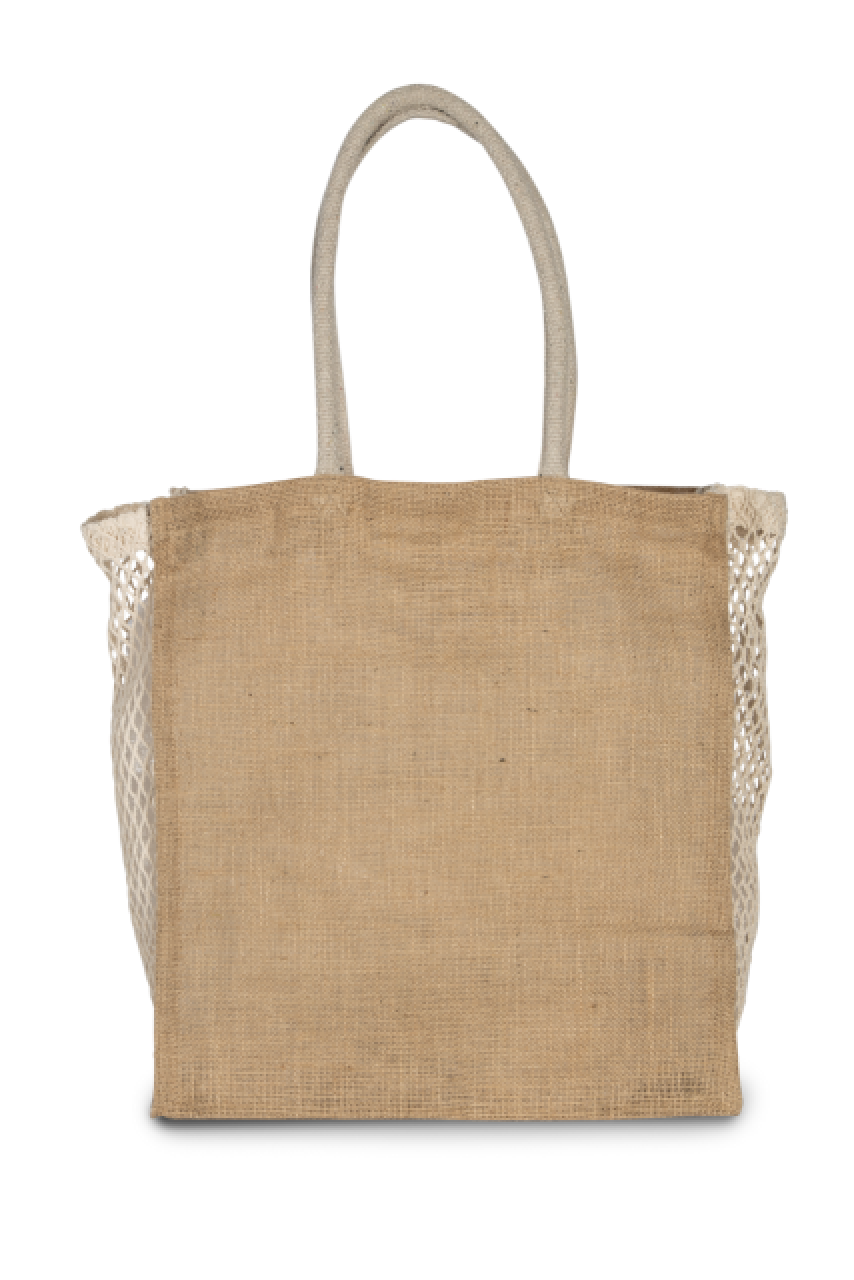 KI0281 - SHOPPING BAG WITH MESH GUSSET