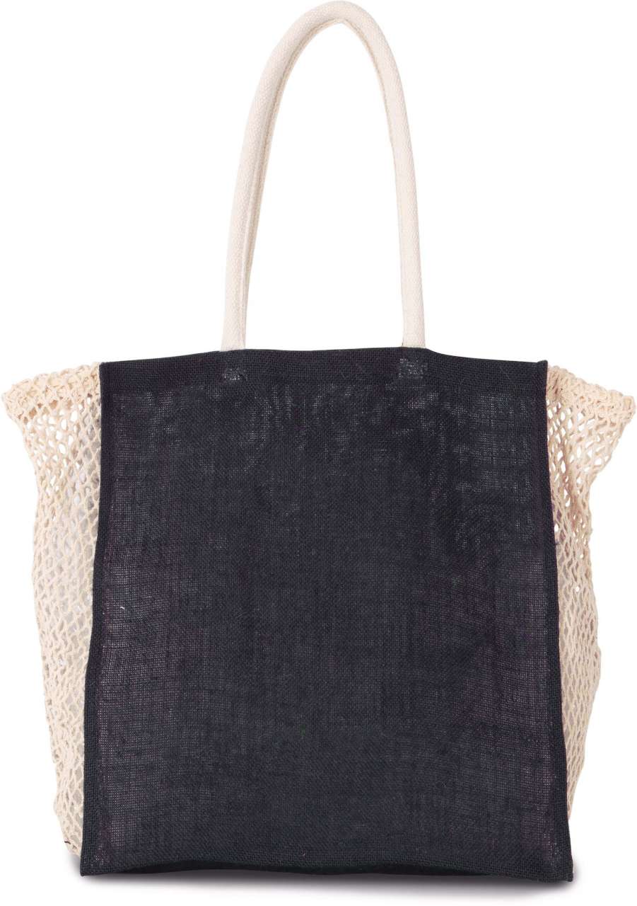 KI0281 - SHOPPING BAG WITH MESH GUSSET