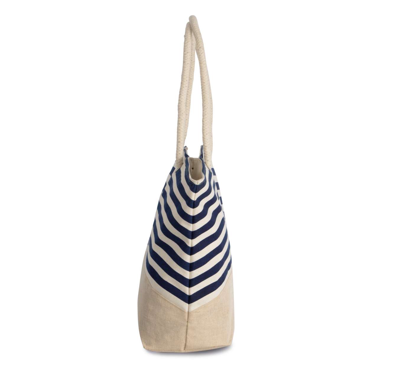 KI0283 - JUTE CANVAS DUFFEL SHOPPING BAG
