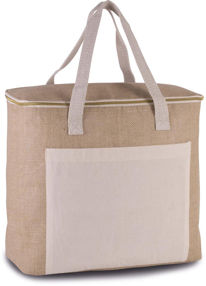 KI0354 - JUTE COOL BAG - LARGE SIZE