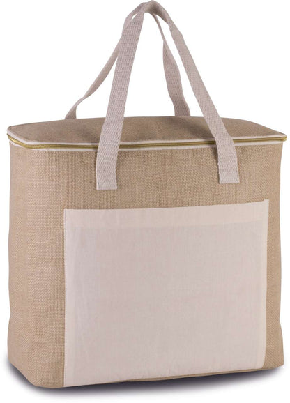 KI0354 - JUTE COOL BAG - LARGE SIZE