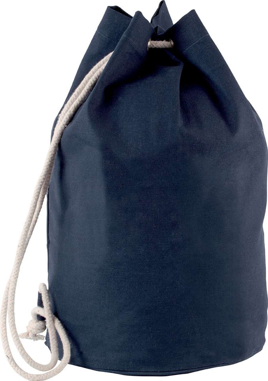KI0629 - COTTON SAILOR-STYLE BAG WITH DRAWSTRING