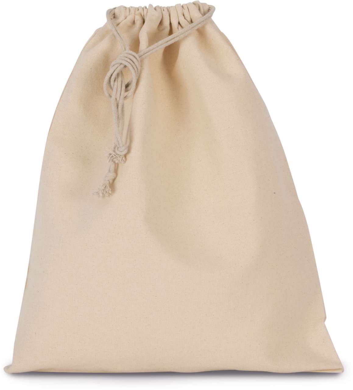 KI0747 - COTTON BAG WITH DRAWCORD CLOSURE - LARGE SIZE