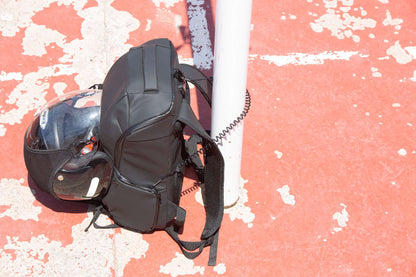 KI0889 - WATERPROOF ANTI-THEFT BAG WITH HELMET HOLDER