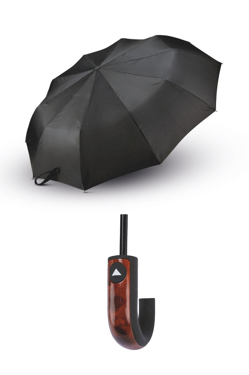 KI2013 - CLASSIC J HANDLE FOLDABLE UMBRELLA
