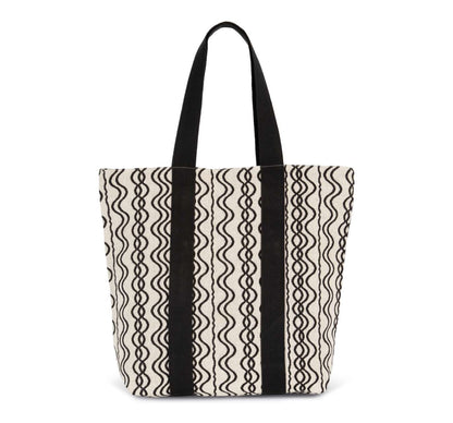 KI5212 - RECYCLED SHOPPING BAG - WAVY PATTERN
