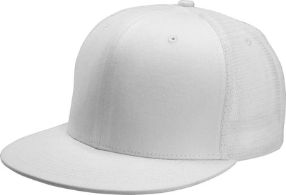 KP113 - TRUCKER FLAT PEAK CAP - 6 PANELS
