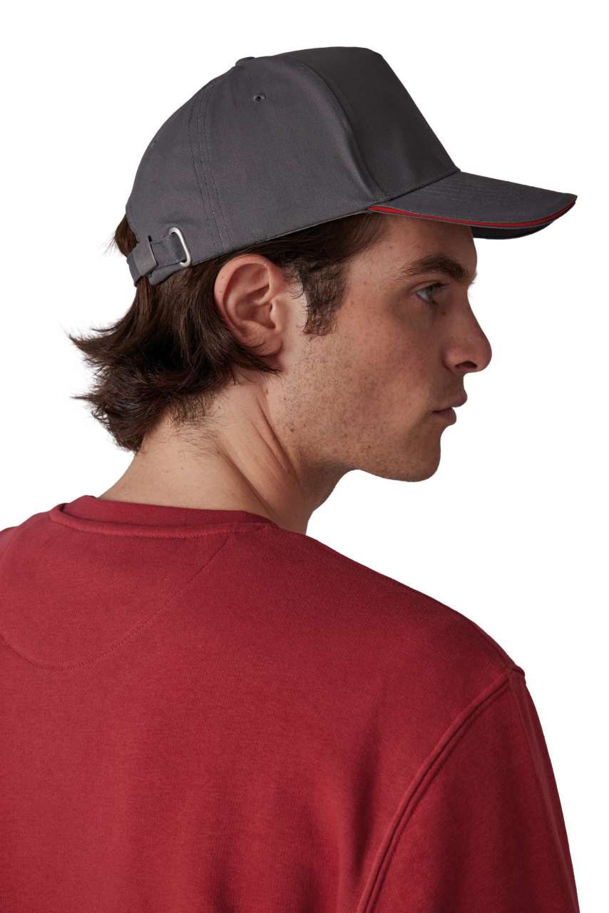 KP124 - SANDWICH PEAK CAP - 5 PANELS