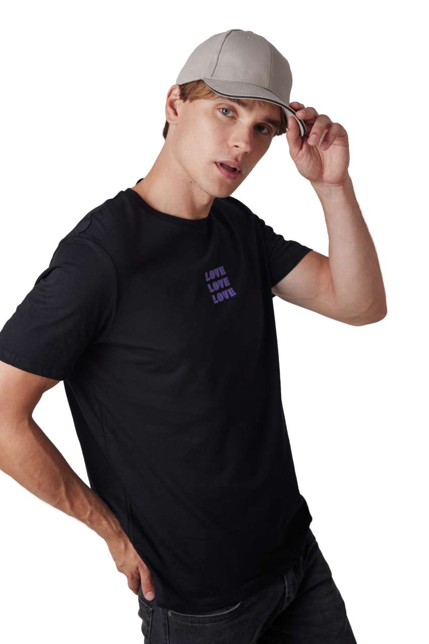 KP185 - CAP WITH CONTRASTING SANDWICH PEAK - 6 PANELS