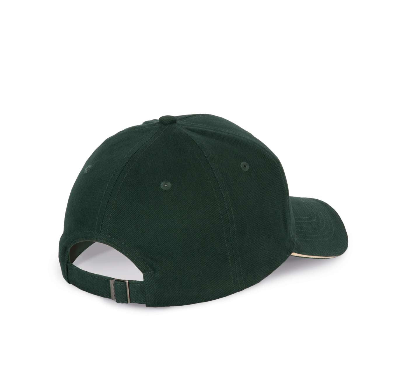 KP185 - CAP WITH CONTRASTING SANDWICH PEAK - 6 PANELS
