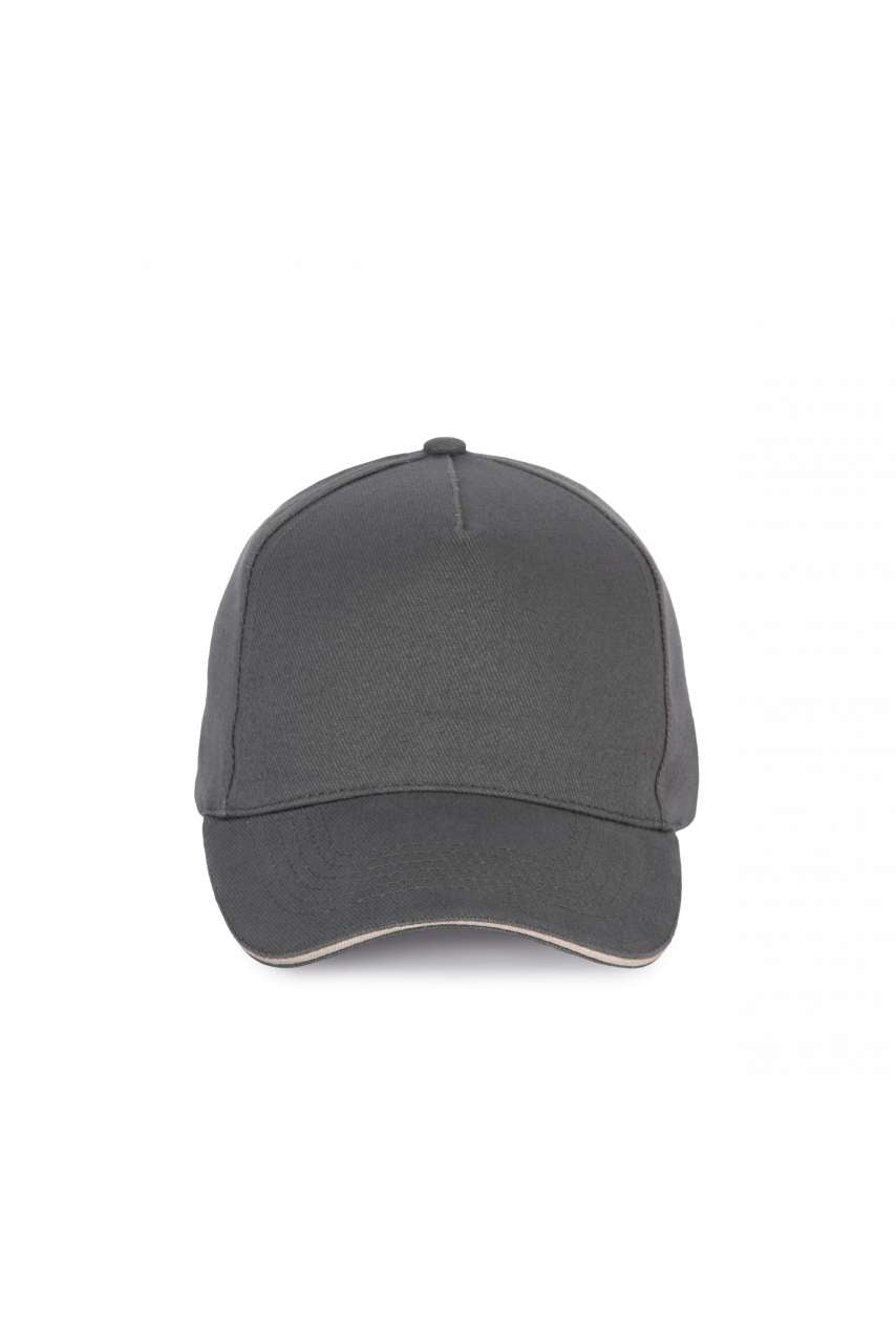 KP189 - 5 PANELS COTTON SANDWICH CAP