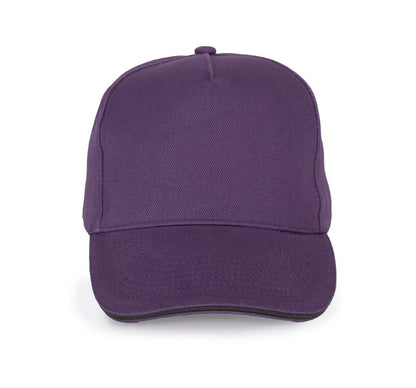 KP189 - 5 PANELS COTTON SANDWICH CAP