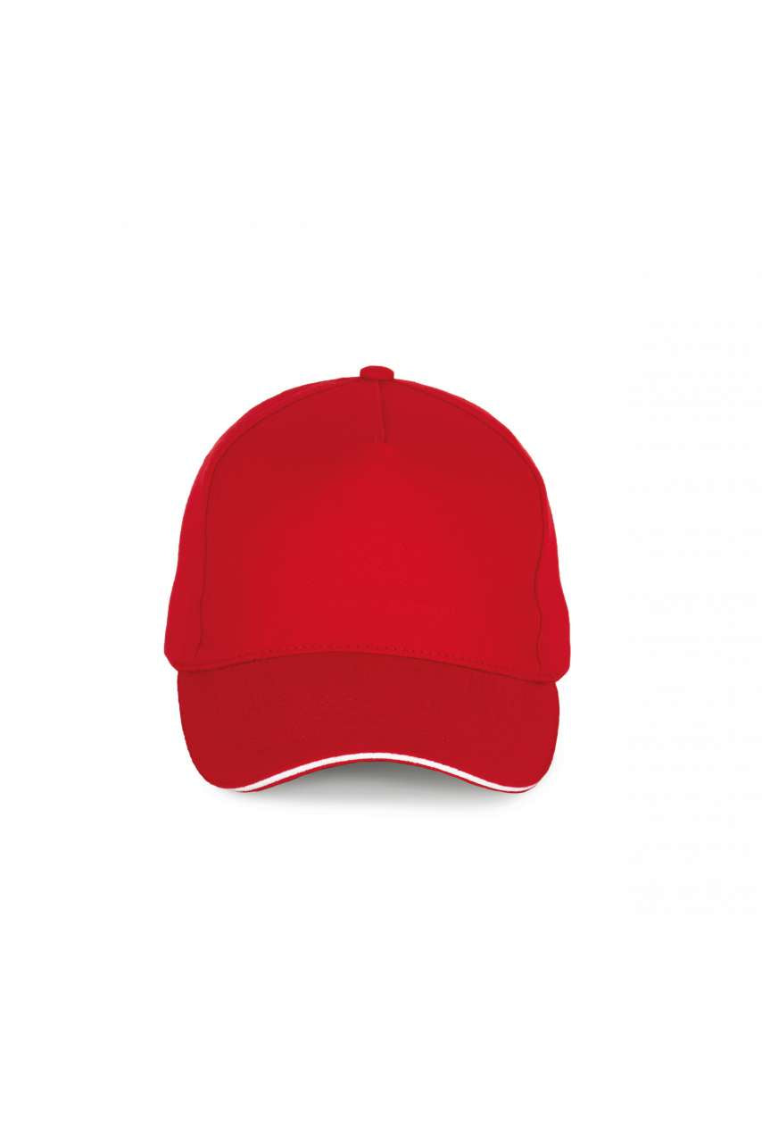 KP189 - 5 PANELS COTTON SANDWICH CAP