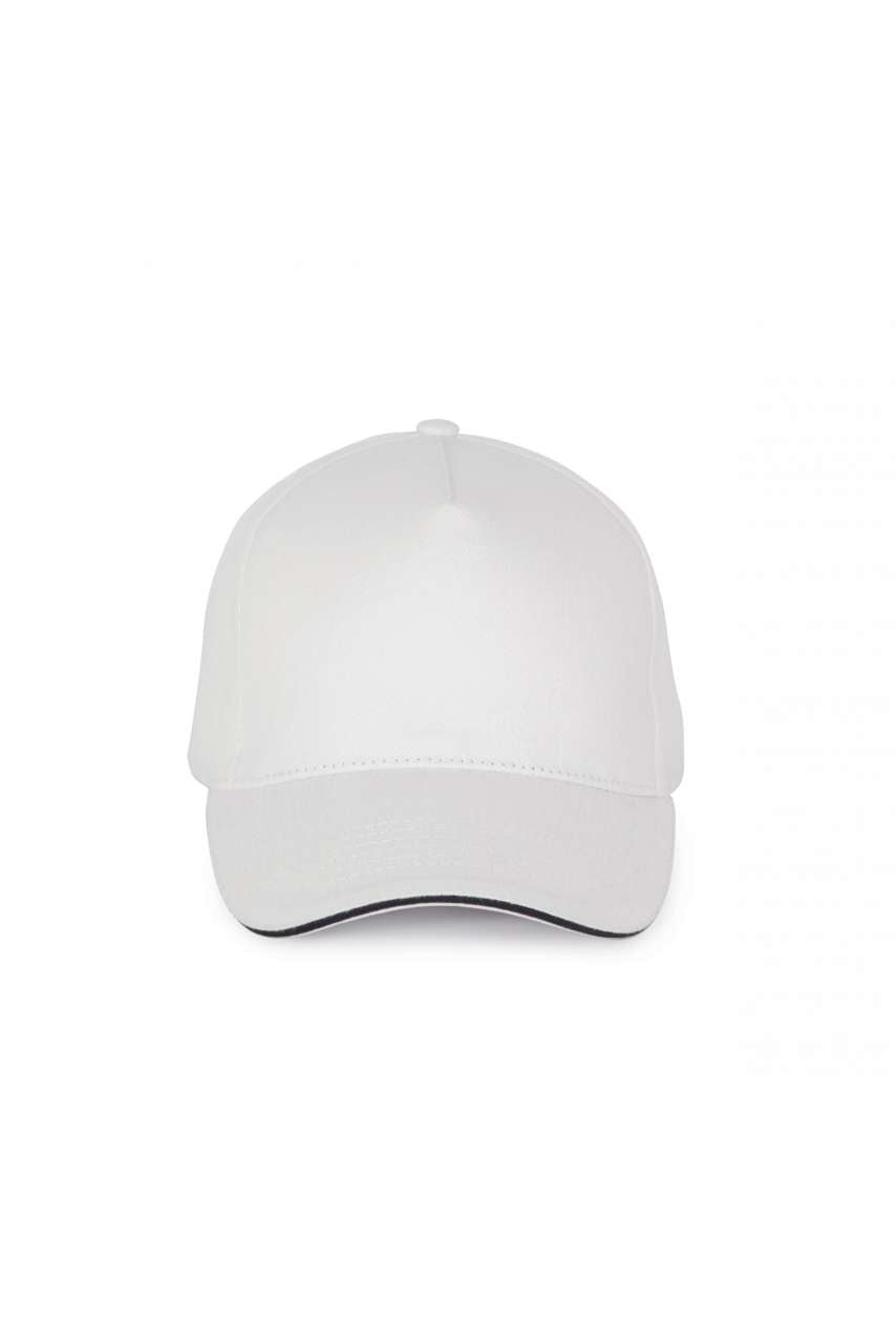 KP189 - 5 PANELS COTTON SANDWICH CAP