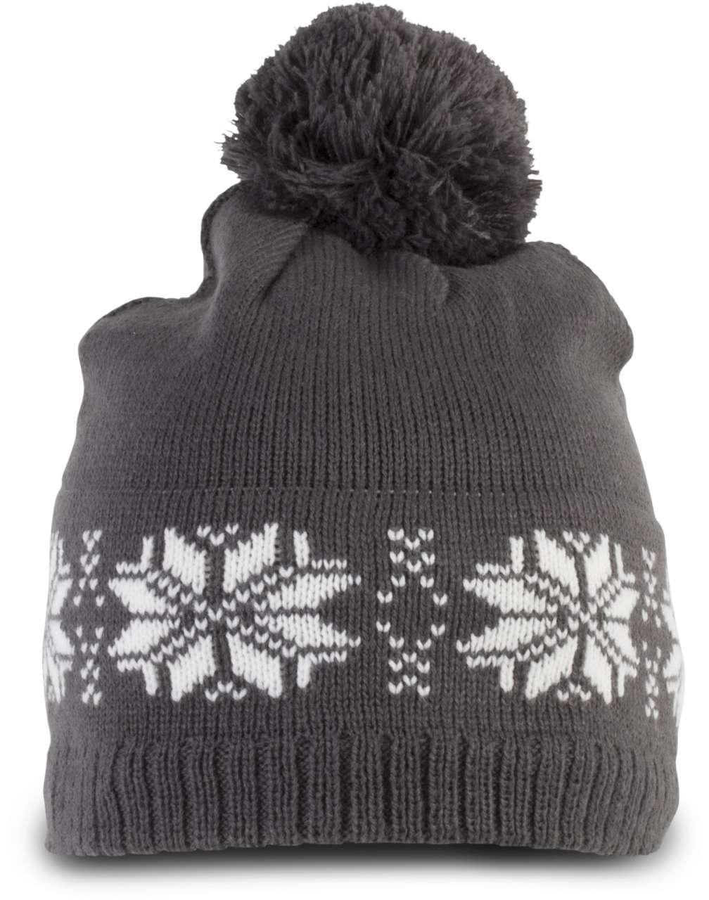 KP540 - FAIR ISLE KNIT BEANIE