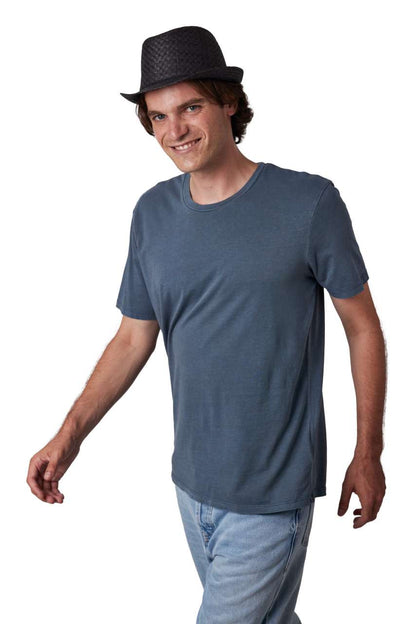 KP612 - RETRO PANAMA - STYLE STRAW HAT