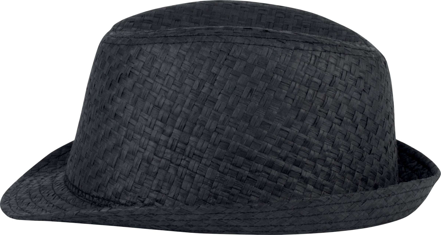 KP612 - RETRO PANAMA - STYLE STRAW HAT