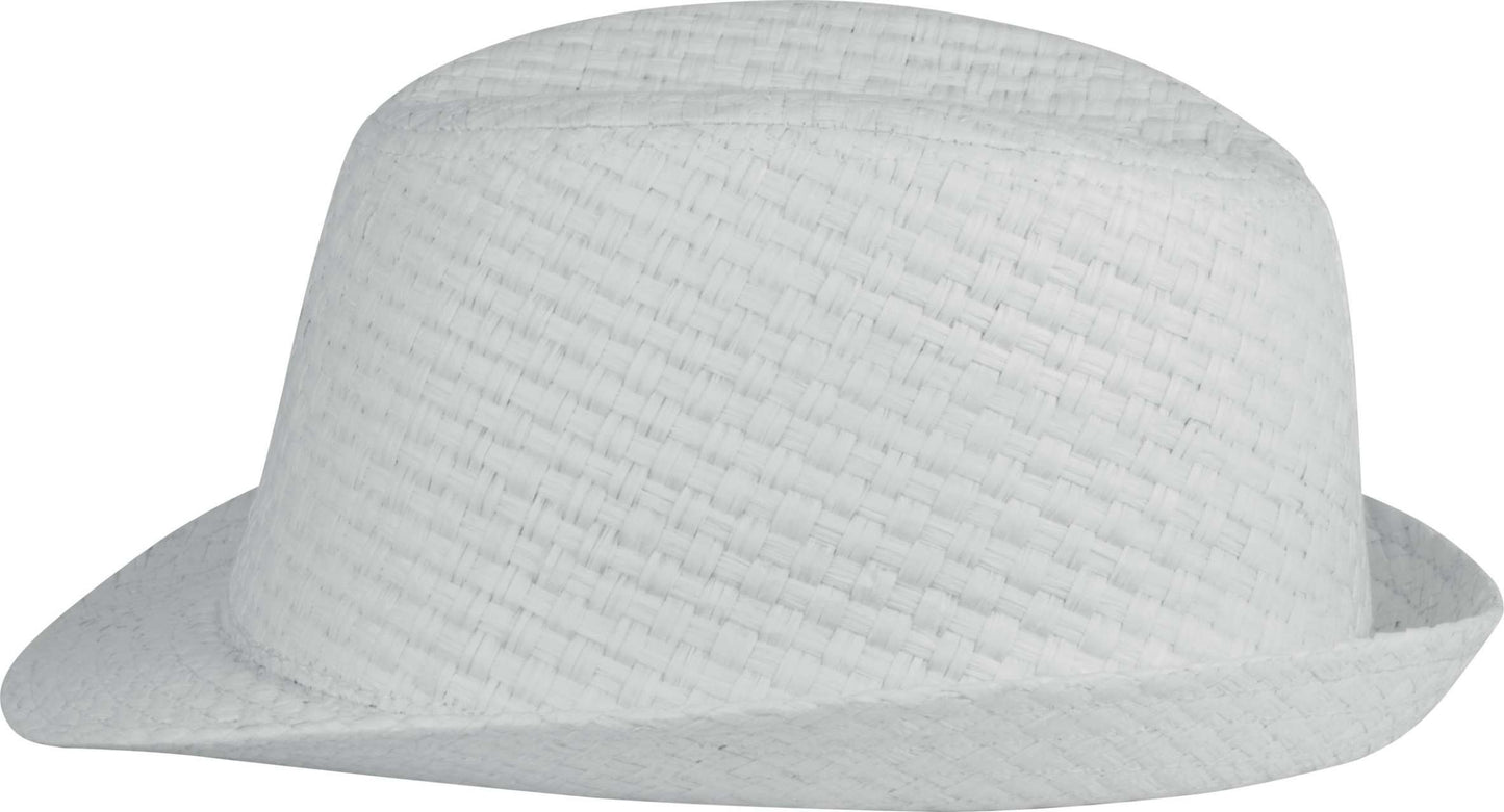 KP612 - RETRO PANAMA - STYLE STRAW HAT