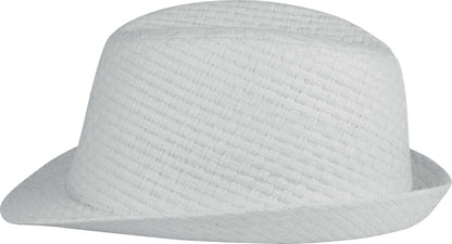 KP612 - RETRO PANAMA - STYLE STRAW HAT