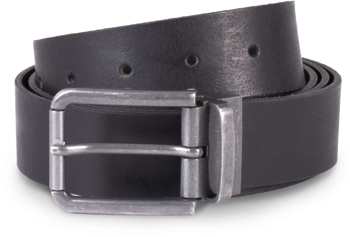 KP812 - RAW EDGE LEATHER BELT - 35MM