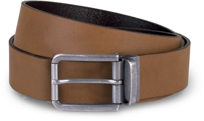 KP812 - RAW EDGE LEATHER BELT - 35MM