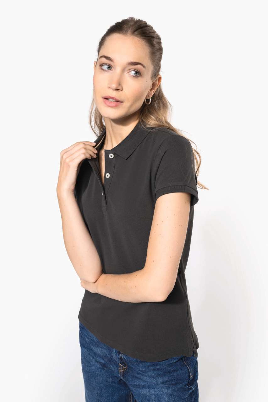 KV2207 - LADIES' VINTAGE SHORT SLEEVE POLO SHIRT