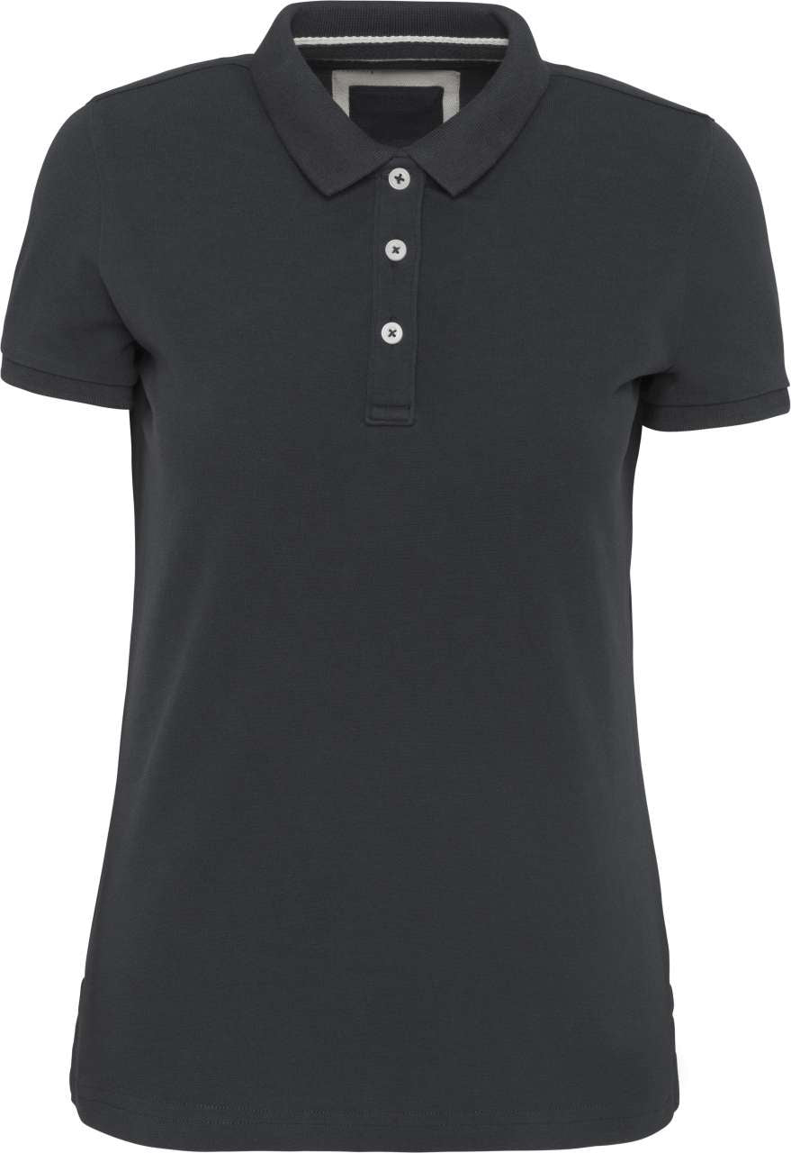 KV2207 - LADIES' VINTAGE SHORT SLEEVE POLO SHIRT
