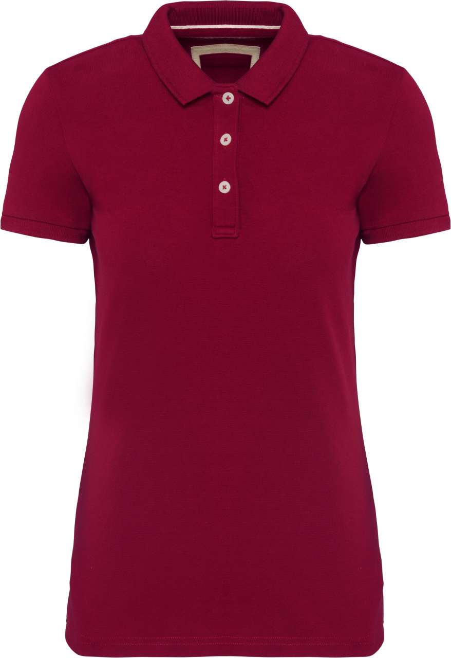 KV2207 - LADIES' VINTAGE SHORT SLEEVE POLO SHIRT