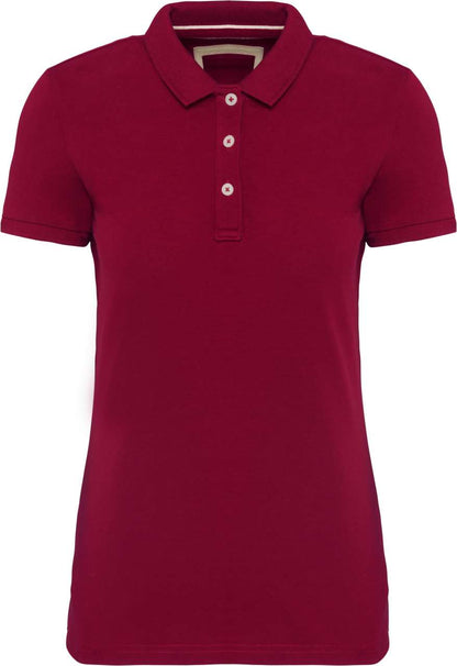KV2207 - LADIES' VINTAGE SHORT SLEEVE POLO SHIRT