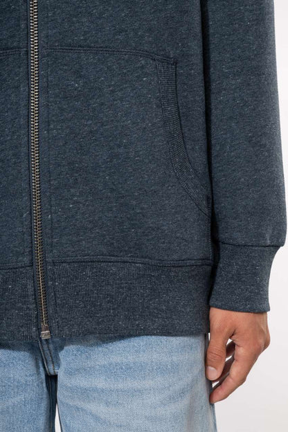 KV2306 - MEN’S VINTAGE ZIPPED HOODED SWEATSHIRT