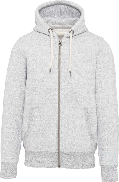 KV2306 - MEN’S VINTAGE ZIPPED HOODED SWEATSHIRT