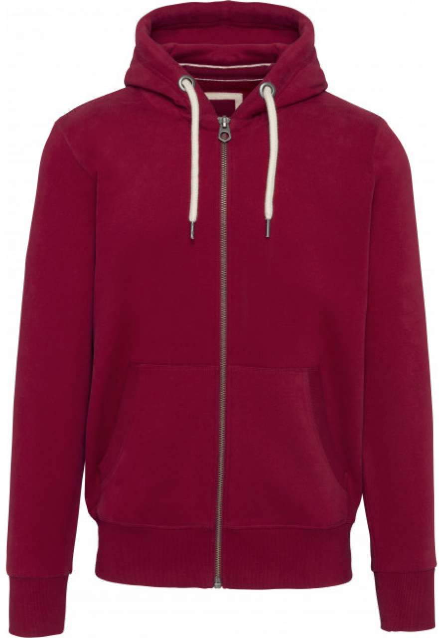 KV2306 - MEN’S VINTAGE ZIPPED HOODED SWEATSHIRT