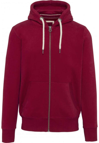 KV2306 - MEN’S VINTAGE ZIPPED HOODED SWEATSHIRT