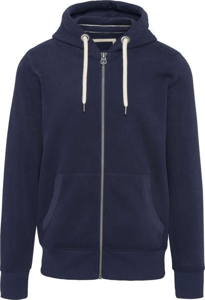 KV2306 - MEN’S VINTAGE ZIPPED HOODED SWEATSHIRT