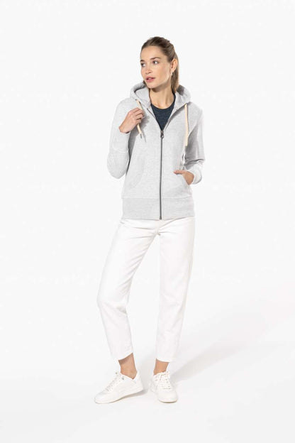 KV2307 - LADIES' VINTAGE ZIPPED HOODED SWEATSHIRT