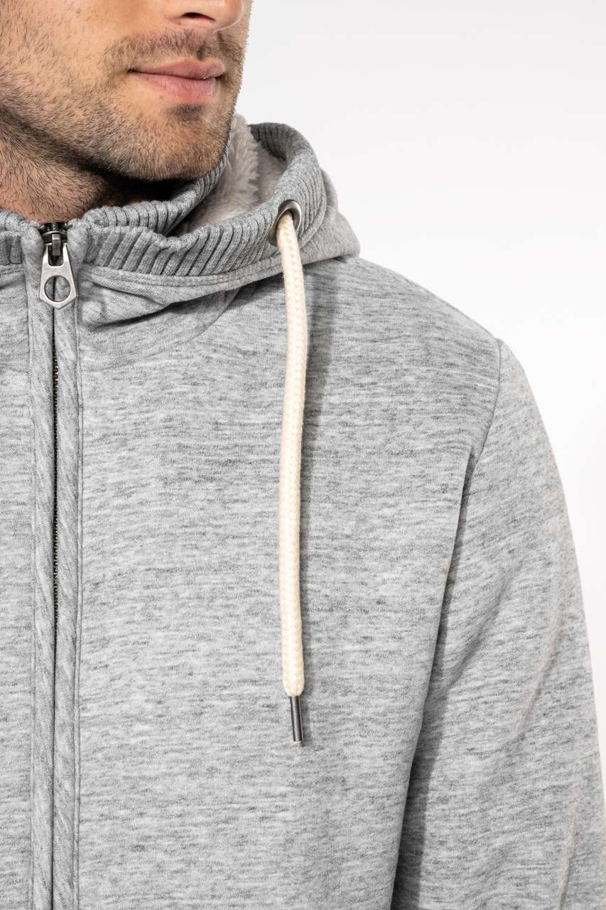 KV2312 - VINTAGE SHERPA-LINED FLEECE JACKET