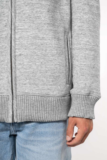 KV2312 - VINTAGE SHERPA-LINED FLEECE JACKET