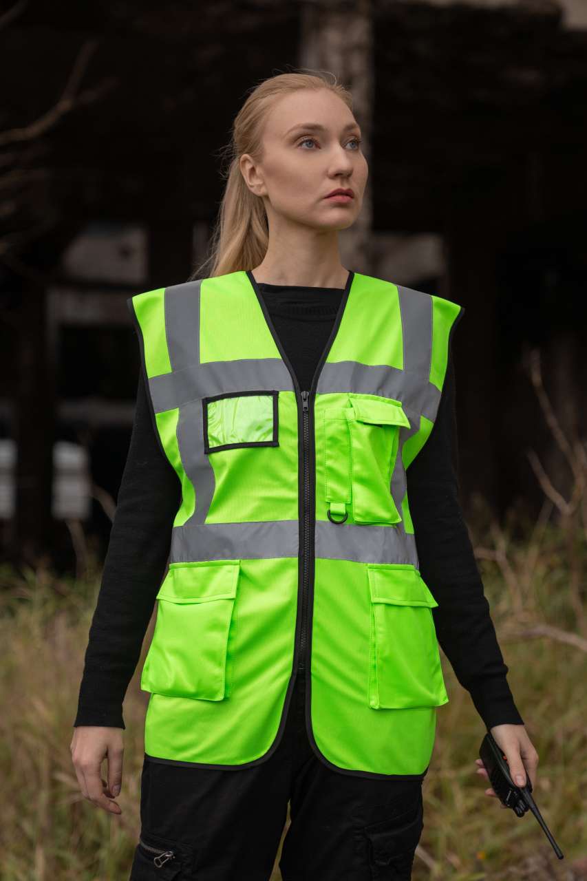 KXCMF - COMFORT EXECUTIVE SAFETY VEST "HAMBURG" - MULTIFUNCTIONAL WITH POCKETS