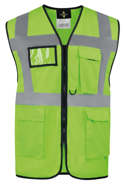 KXCMF - COMFORT EXECUTIVE SAFETY VEST "HAMBURG" - MULTIFUNCTIONAL WITH POCKETS