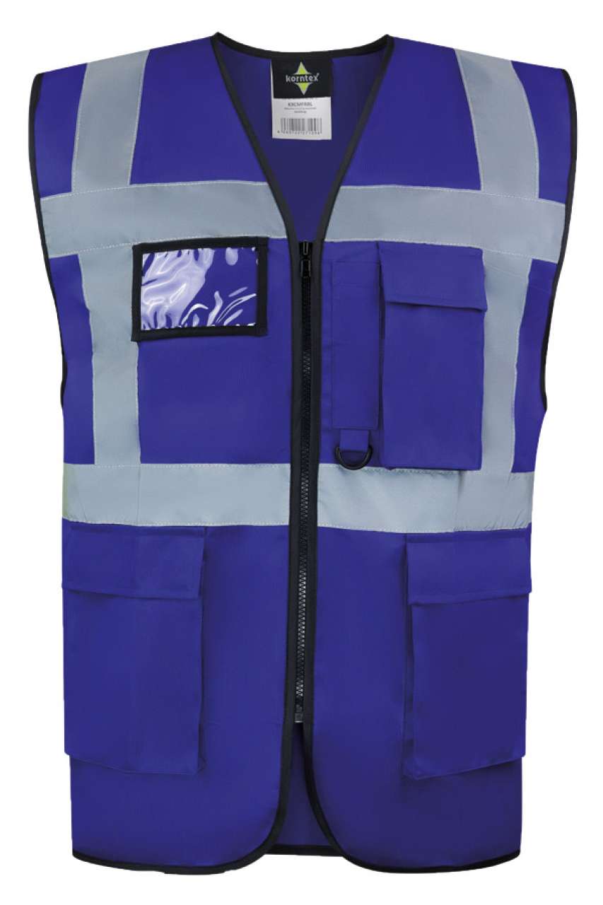 KXCMF - COMFORT EXECUTIVE SAFETY VEST "HAMBURG" - MULTIFUNCTIONAL WITH POCKETS