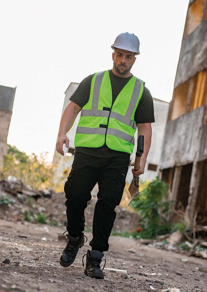 KXVR - SAFETY / FUNCTIONAL VEST "HANNOVER" - FOUR REFLECTIVE STRIPES