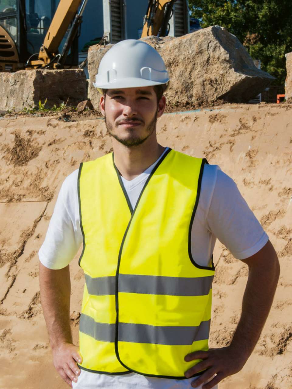 KXVW - SAFETY VEST "WOLFSBURG" - BLACK HEM