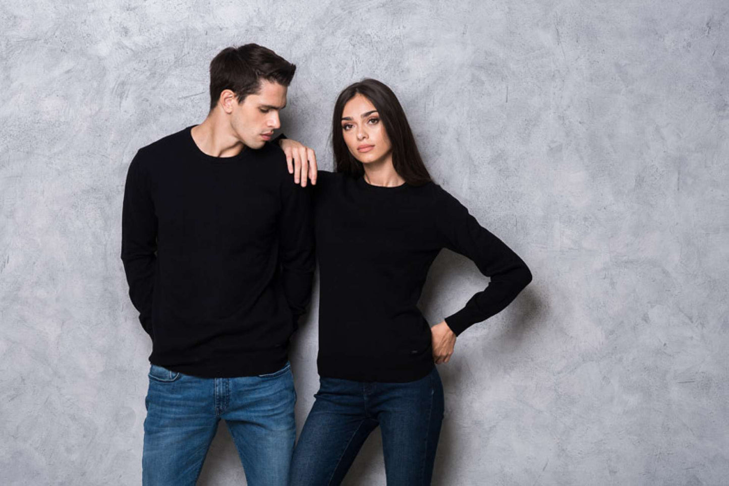 LW9188 - MEN’S CREW NECK FINE GAUGE COTTON PULLOVER