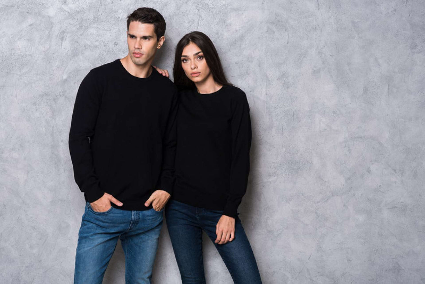 LW9188 - MEN’S CREW NECK FINE GAUGE COTTON PULLOVER