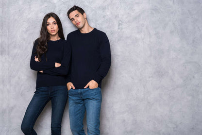 LWL9188 - LADIES’ CREW NECK FINE GAUGE COTTON PULLOVER